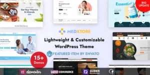 MedXtore – Responsive Multipurpose Elementor WooCommerce WordPress Theme Free Download