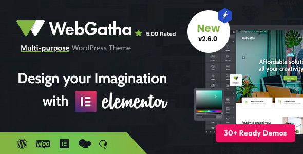 WebGatha Multi purpose WordPress Theme Free Download